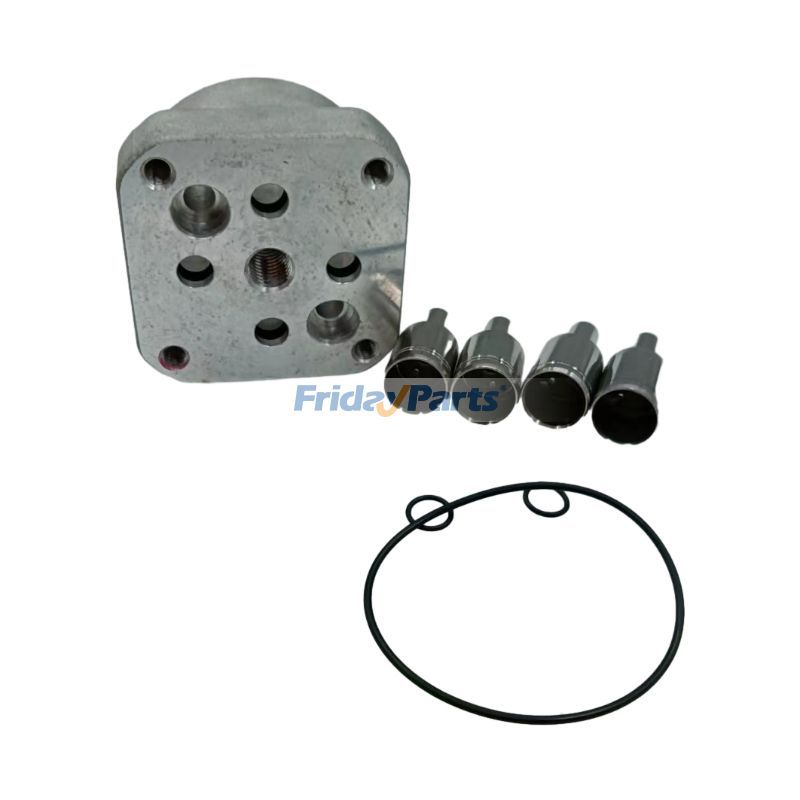 2 juegos de bloque de empuje de válvula piloto 9234284 para excavadora John Deere 120C 135C 17D 200CLC 800C 50C 80C