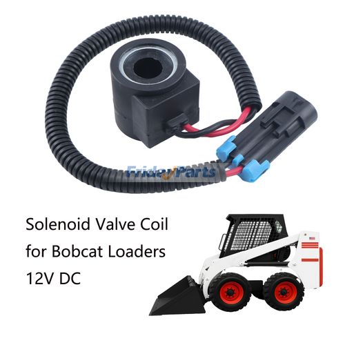 6676243 2-Speed Solenoid Valve Coil 6676244 for Bobcat Skid Steer Loader 863 ...