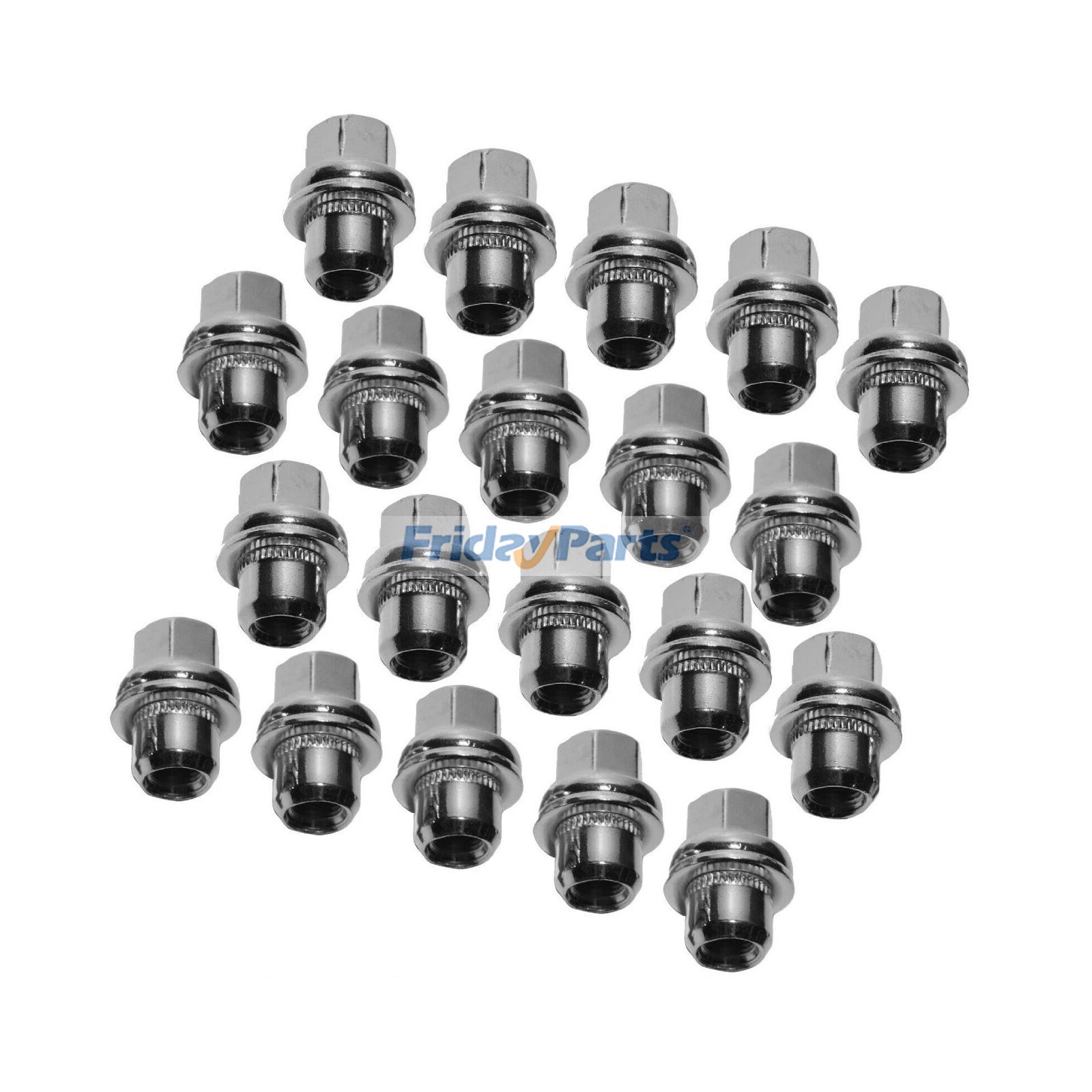 20 Pieces 14x1.5mm Lug Nut RRD500510 for 2005-2022 Land Rover Range LR3 LR4