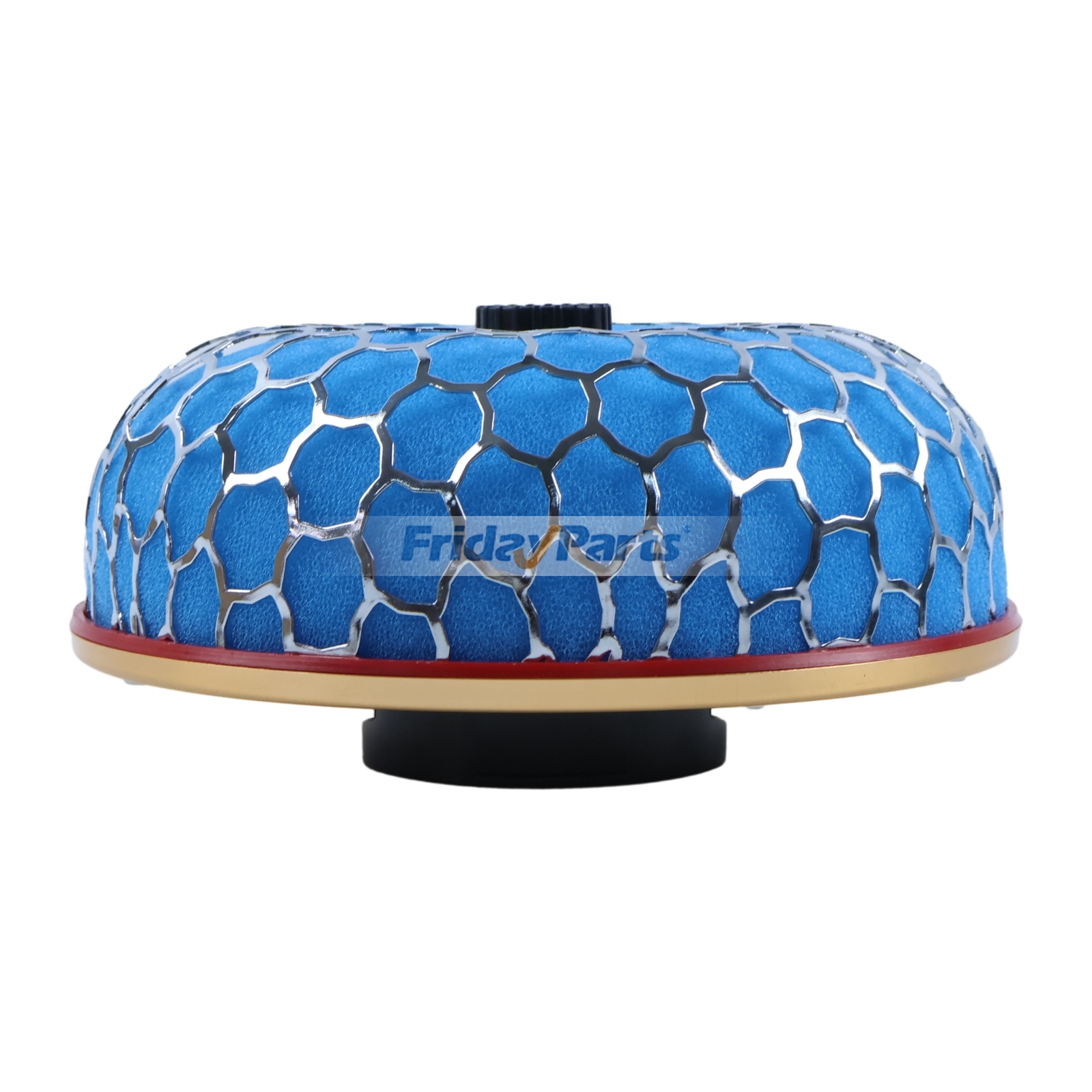 Others 3" 76MM Blue Mushroom Racing High Flow Washable Induction Filter With Hose Clamp