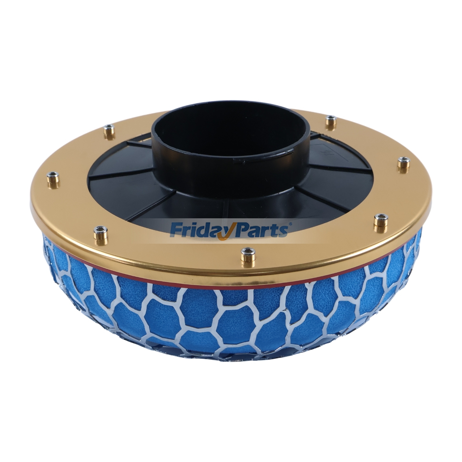 3" 76MM Blue Mushroom Racing High Flow Washable Induction Filter With Hose Clamp compatible with Others