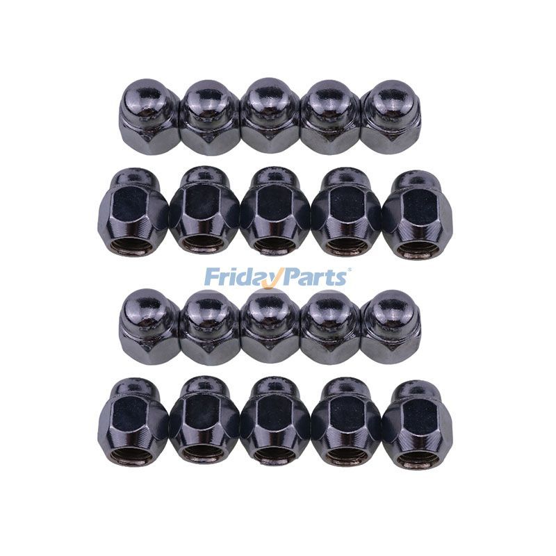 20 Pieces M12-1.25 Wheel Lug Nut Front & Rear 611-076 for Honda Accord Civic Subaru Toyota