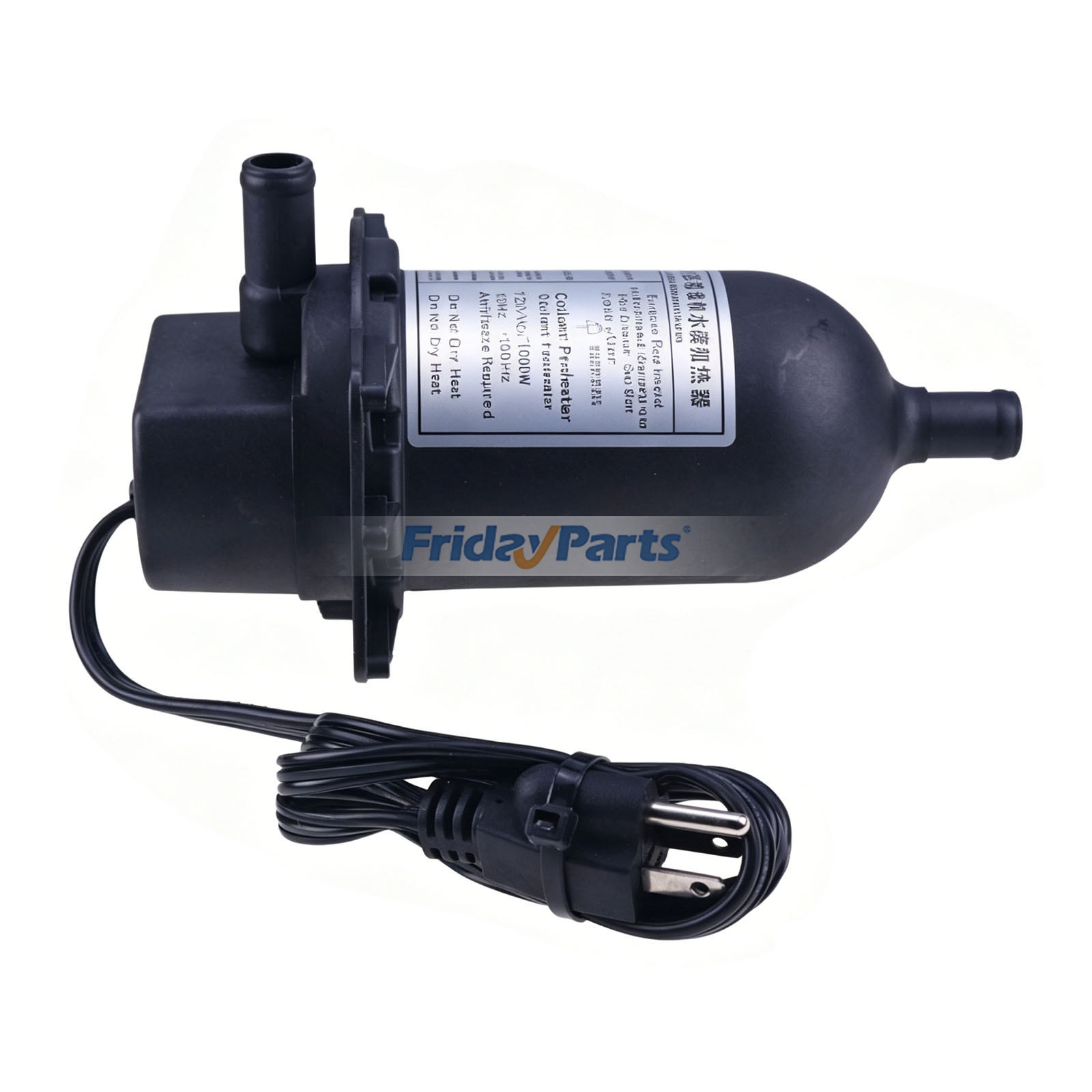 Calentador de bloque de motor de 2000 W y 240 V con enchufe TPS202GT10-000 para Cummins, rango de temperatura de 100 a 120 °F de FridayParts