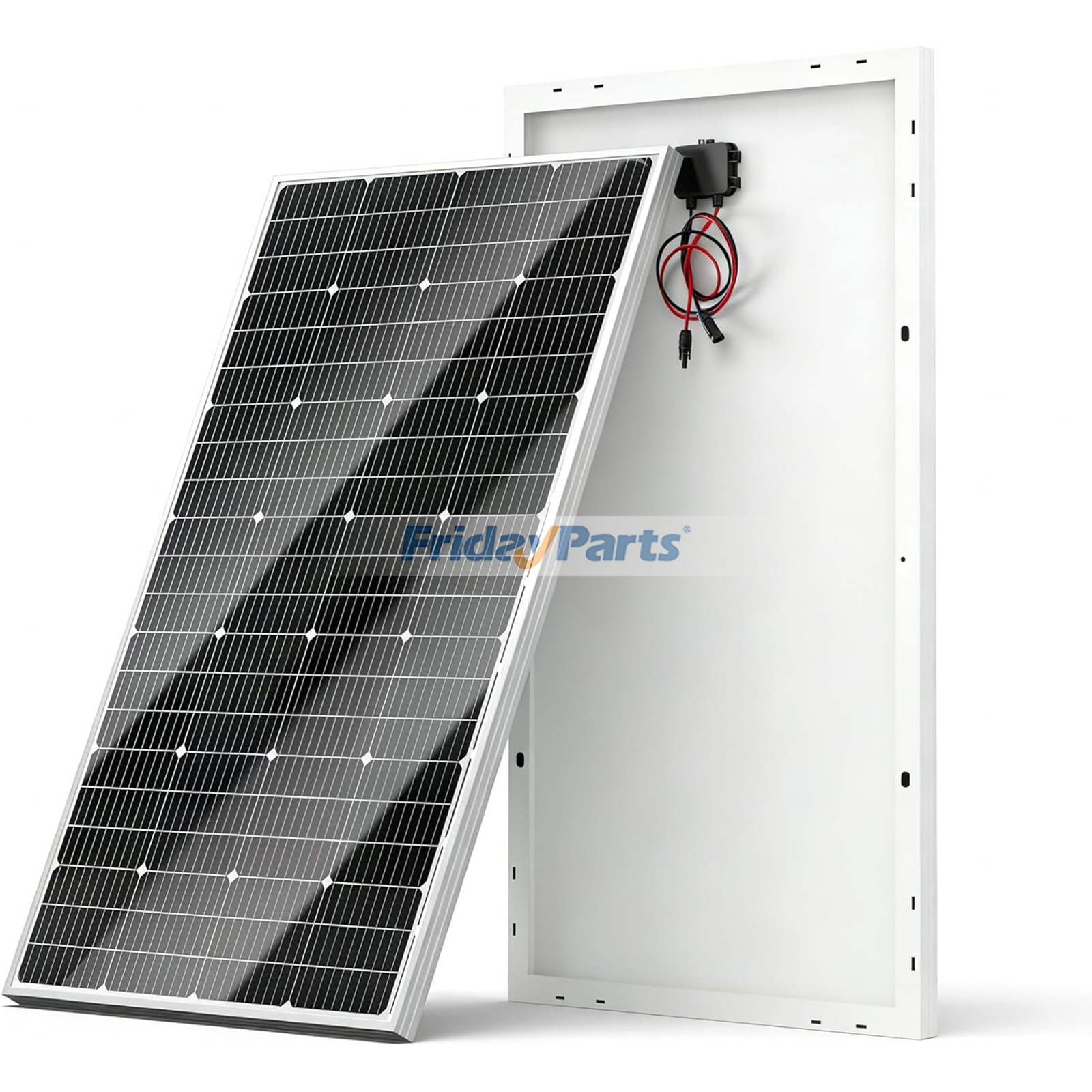 Flexible Solar Panel, 25% High-Efficiency Solar Panel Semi-Flexible Panel, 180-240° Lightweight Bendable for Curved RV, Boat, Camping,Van Surface