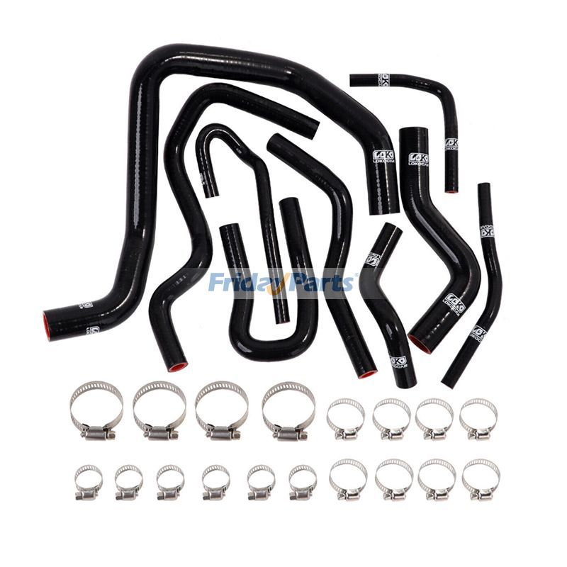 Silicone Radiator Heater Hose Kit LK-SH-D15D16 for Honda D15 D16 Engine Civic Sohc EG EK 1992-2000