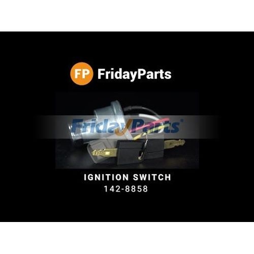 Ignition Switch 142-8858 With 2 Keys for Caterpillar Loaders 906 257B ...
