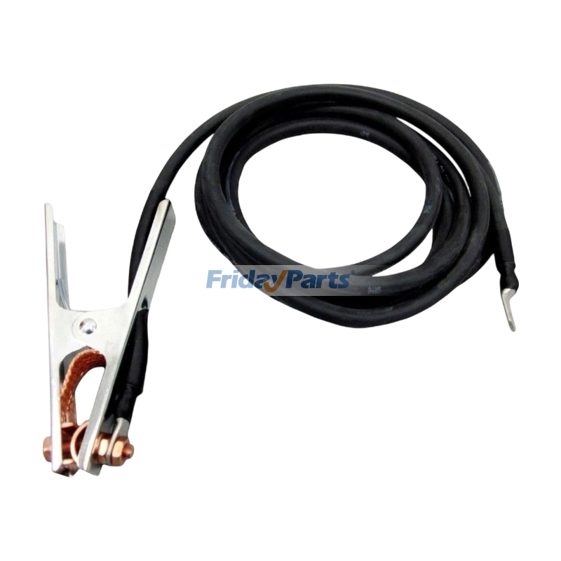 Cavo di massa per saldatura da 20 piedi (6 metri) 6AWG con capocorda da 1/4" per saldatrici Miller, Sidekick XL, Millermatic 90, 120, 130, 135, 140, 150, 175, 180, 211, Passport, Challenger 172.