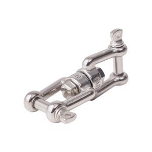 20MM-316 Swivel Jaw and Eye Stainless Universal Rotating Ring 8-Shaped ...