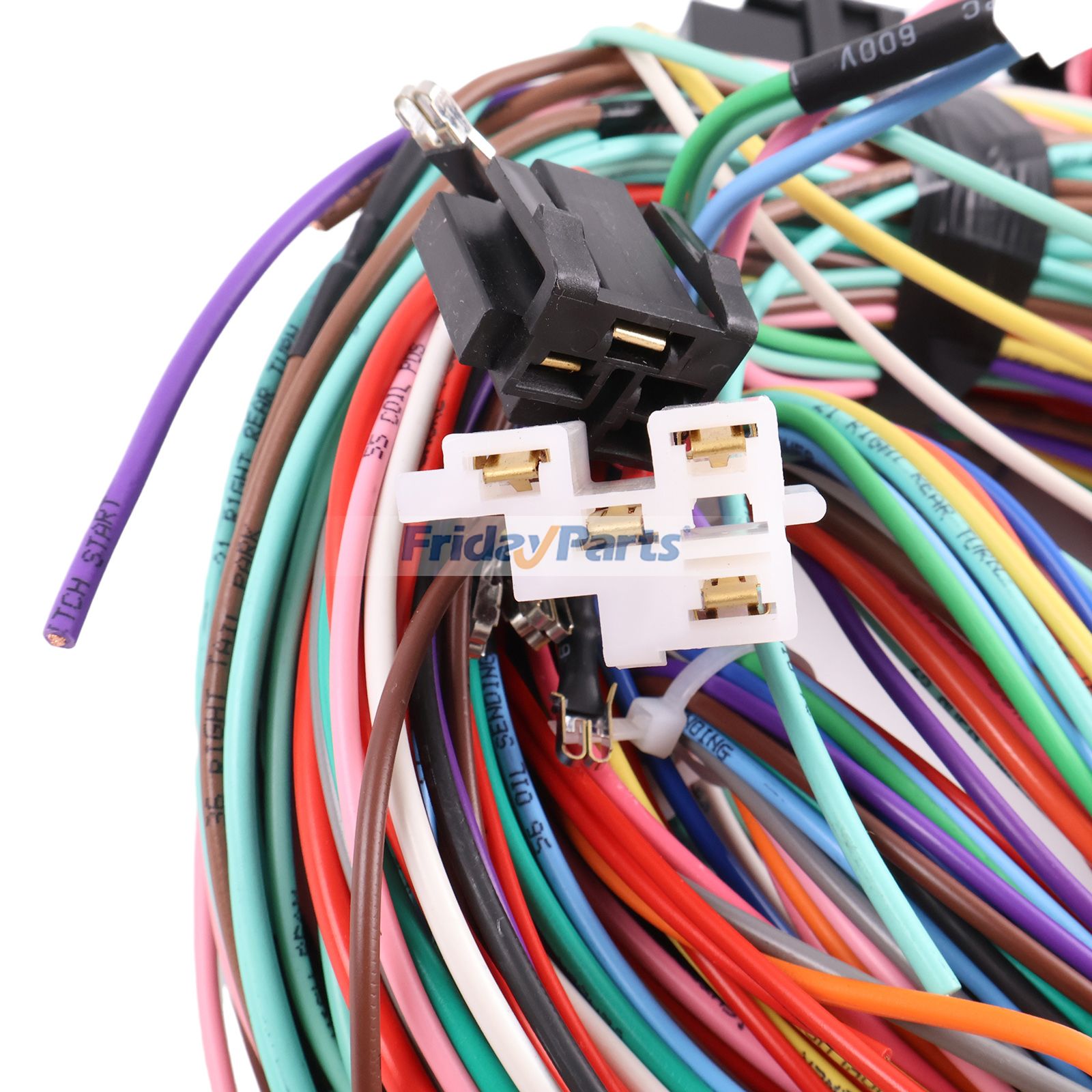 Kit completo de cableado de arnés de fusibles de circuito 21 y 18 para Chevrolet Impala 1961-1964