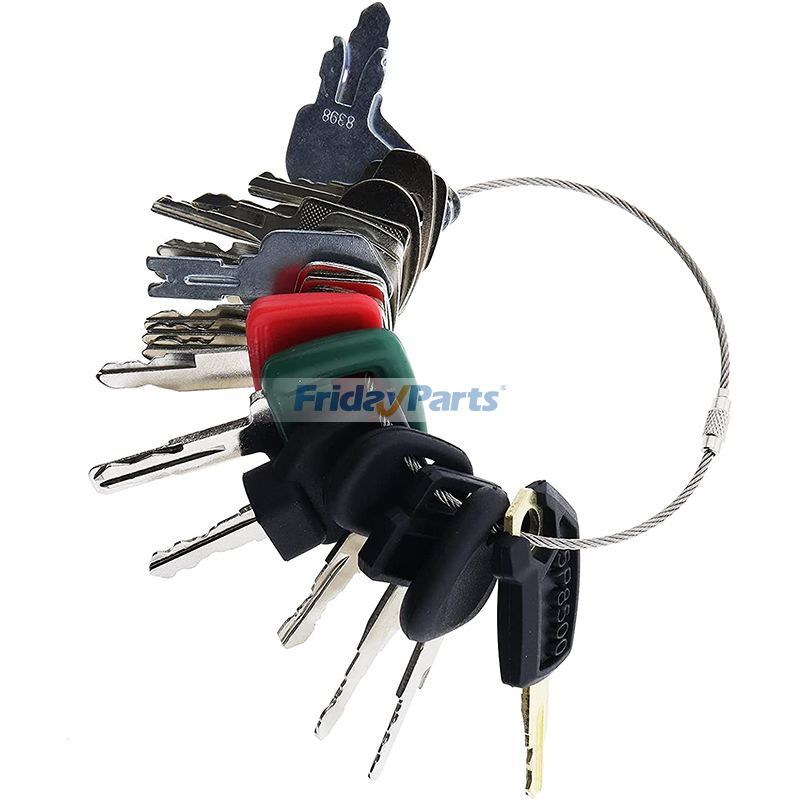 VOLVO用エクスカベーター,ローダー,トラクター,その他用21 イグニッションキー (Caterpillar、CAT CASE、John Deere、Volvo、JCB、Hyster、Komatsu など多数)