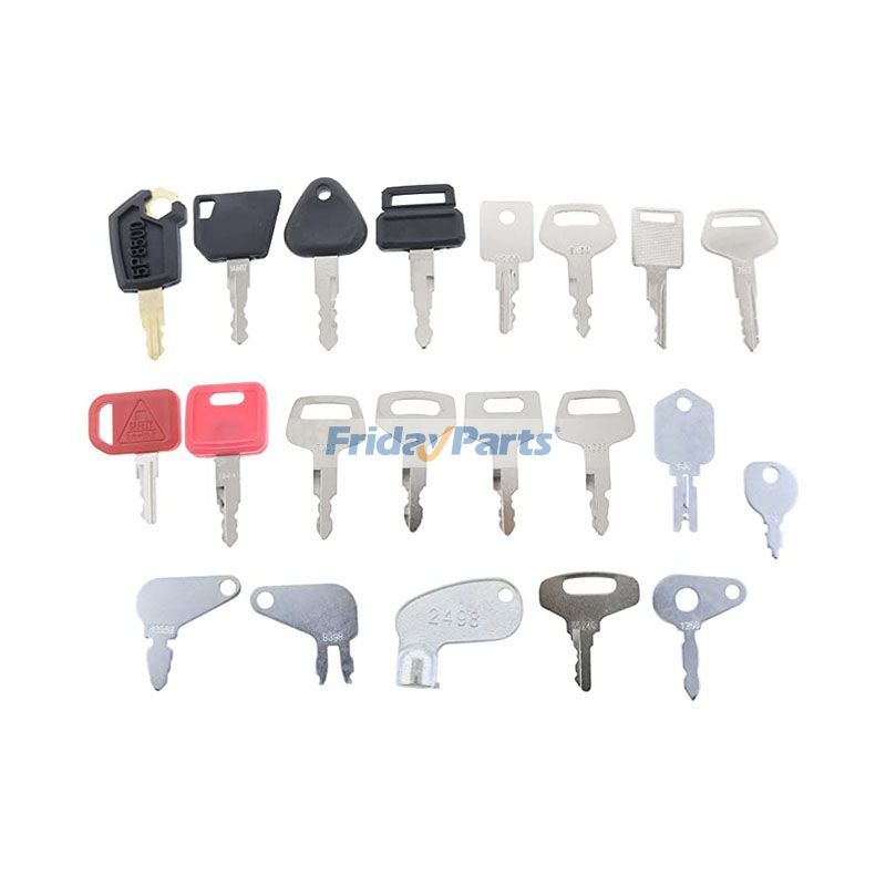 21 Pcs Ignition Key Caterpillar CAT Komatsu John Deere Heavy Equipment in Stock in China