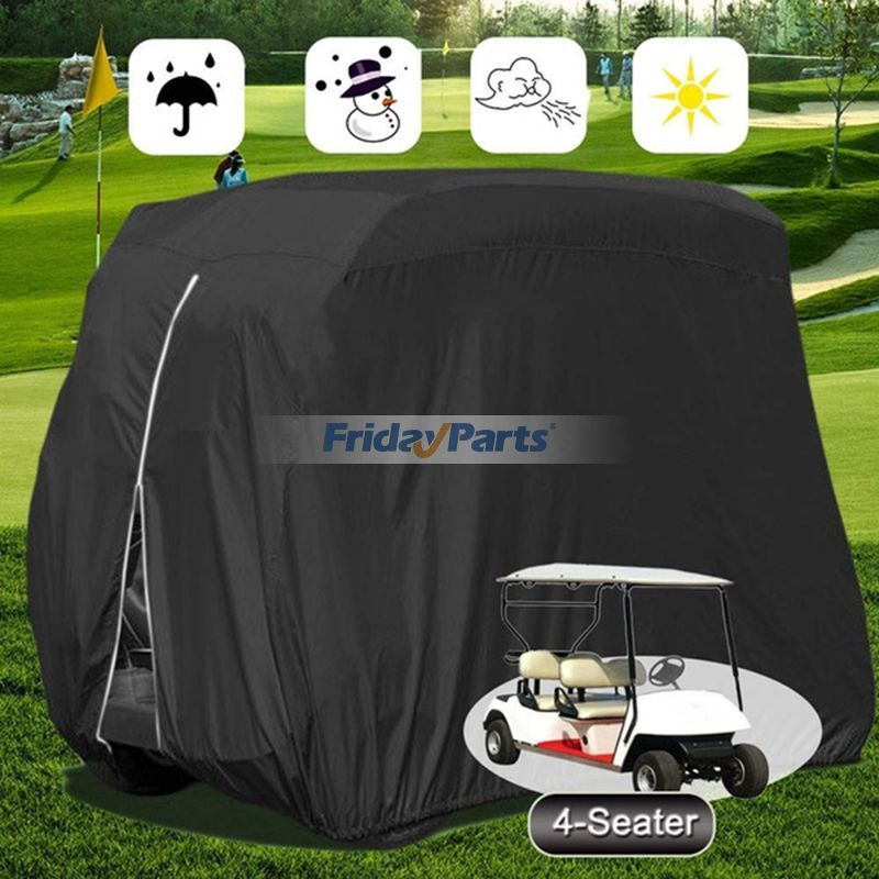 210D Cover Waterproof Universal for Most Brand 4 Passenger for Golf Cart,Vehicle