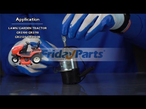 Compra Solenoide de parada de combustible de 12 V 16851-60014 para tractor Kubota BX2350D BX2360 BX24D BX25 G2160 TG1860 GR2100 GR2110 GR2120 GR2120B en Fridayparts