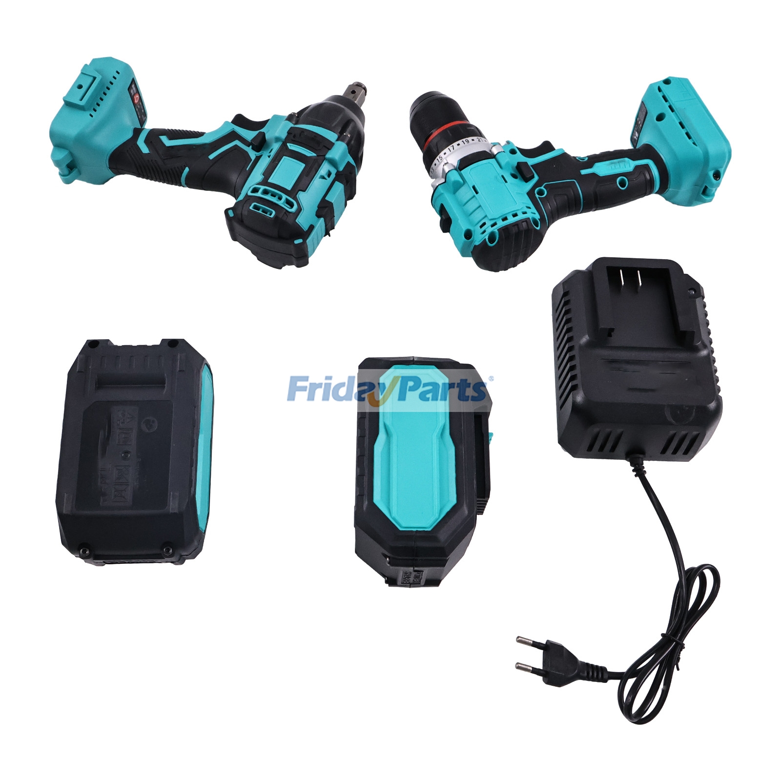 Hand & Power Tools Brushless Cordless Tool Kit