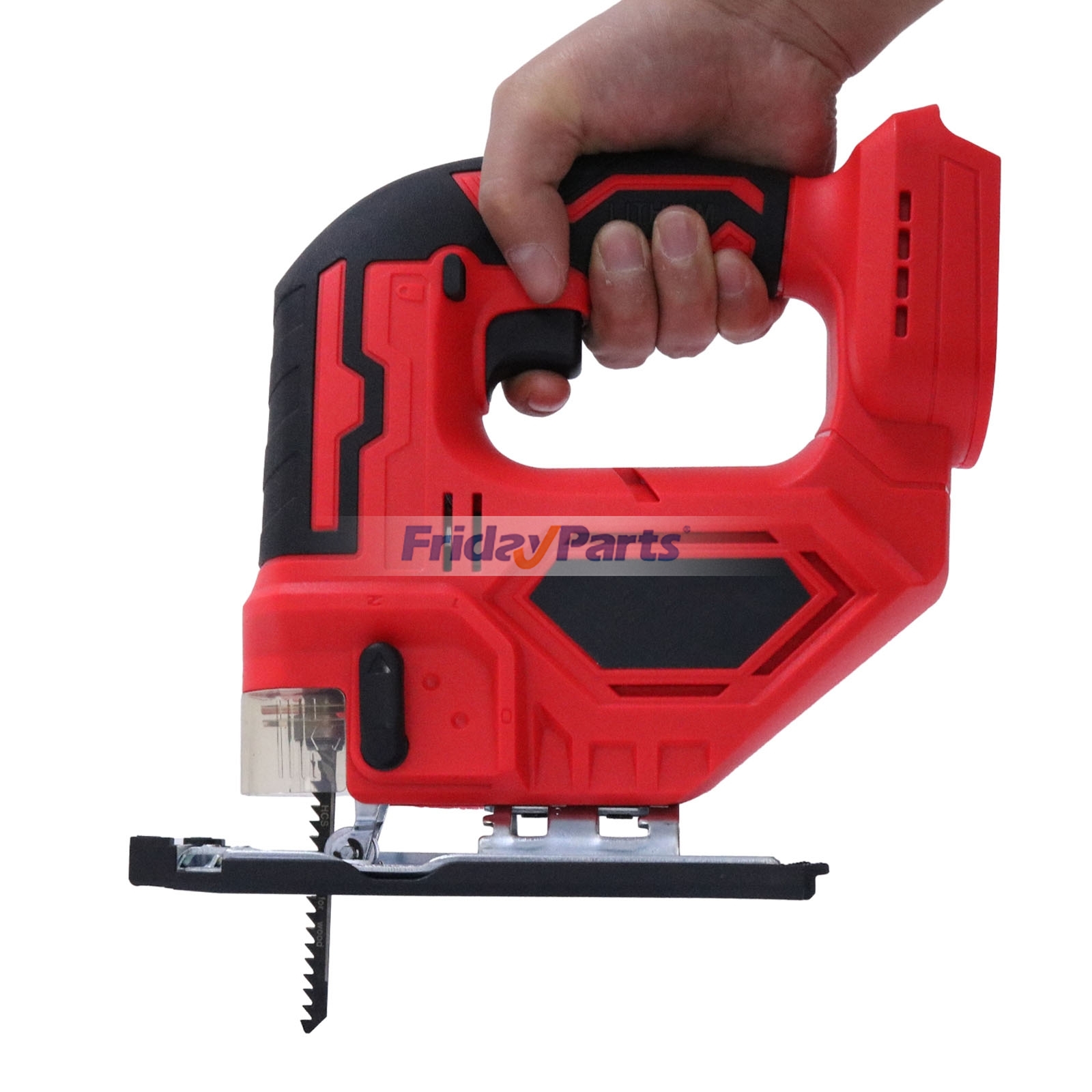 FridayParts Electric Cordless Jigsaw Variable Speed Quick Jig Saw Power Tool Kit