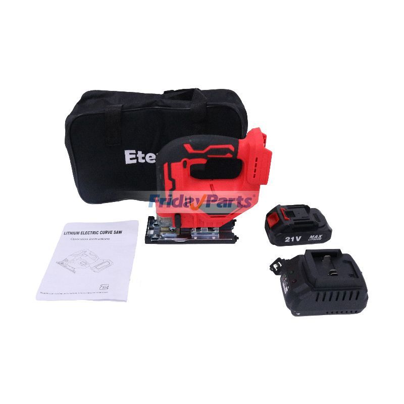 Hand & Power Tools Electric Cordless Jigsaw Variable Speed Quick Jig Saw Power Tool Kit