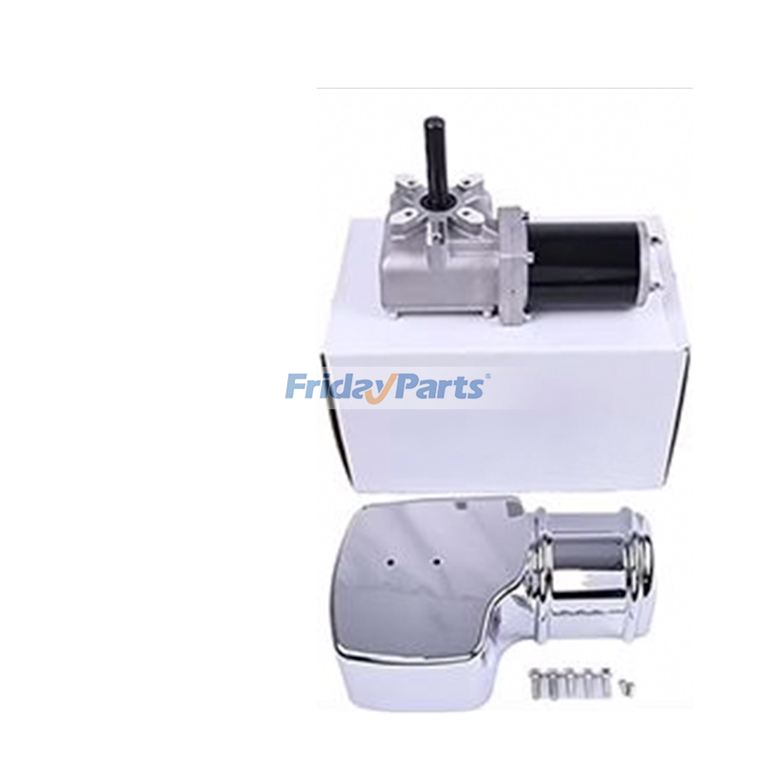 12V 600W 33Amps 76 RPM 60:1 ロール タープ モーター クローム カバー ダンプ トラック用