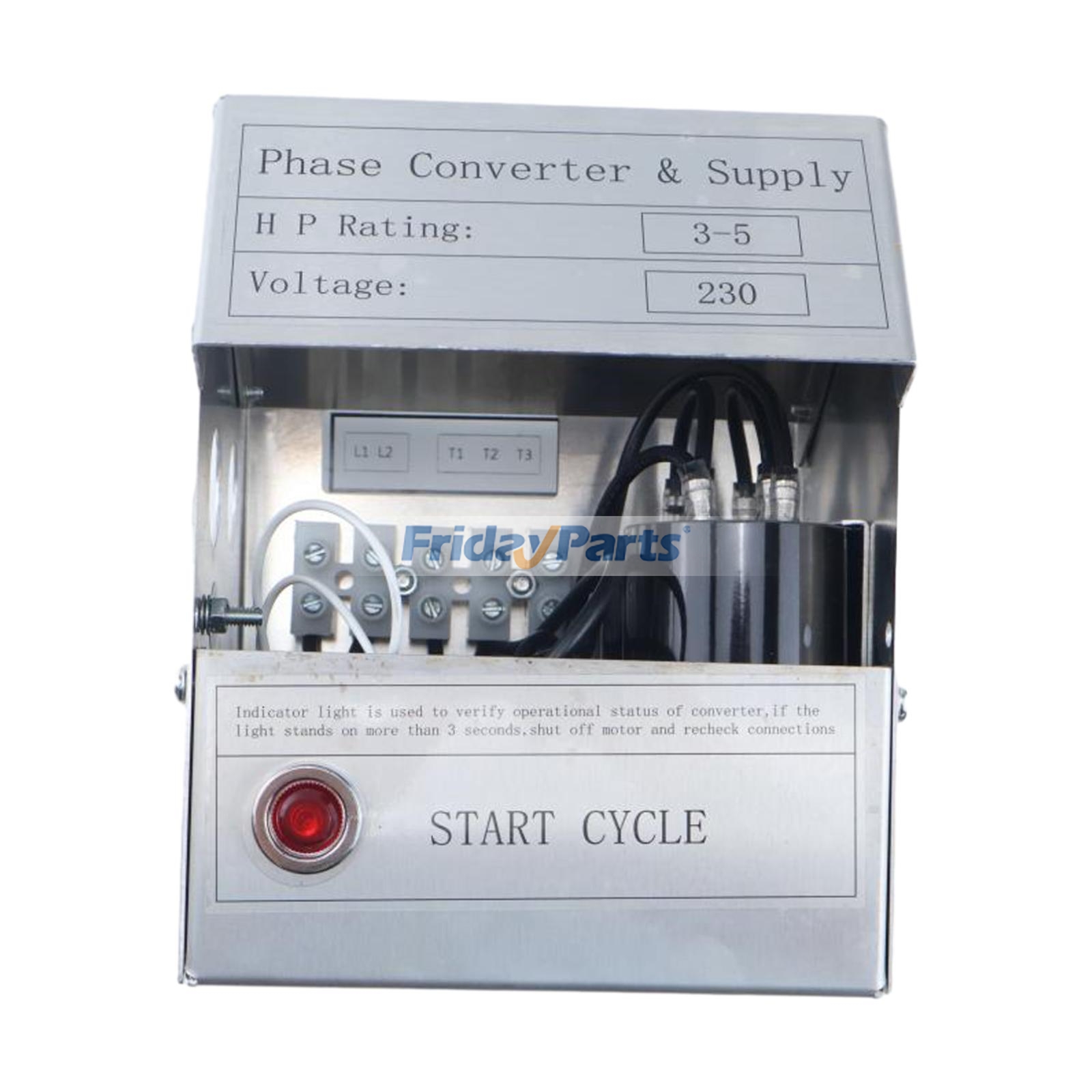 230V 3-5 HP Digital Static Phase Converter Replacement for SCM05