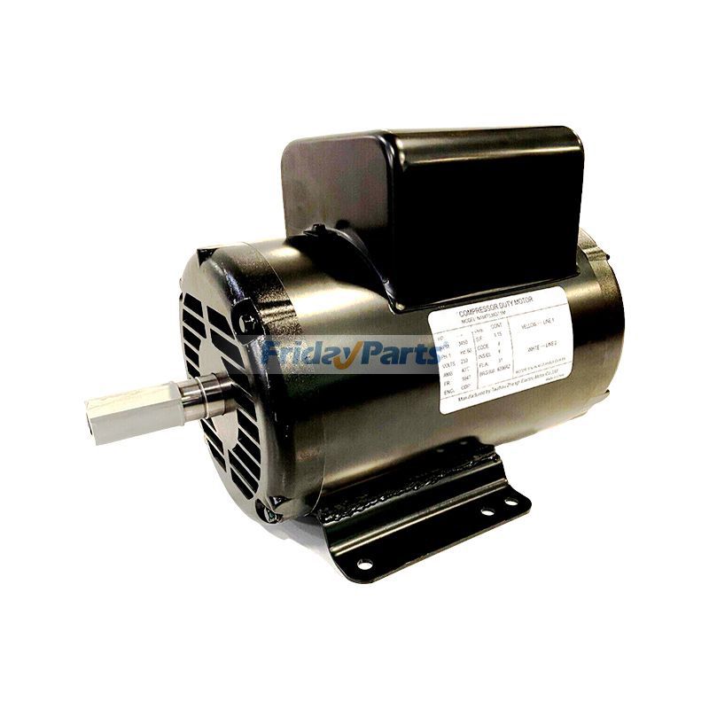Motor eléctrico de eje de 1-1/8" y 230 V, 7,5 HP, 36E002Y318 1312100400 para compresor de aire BelAire