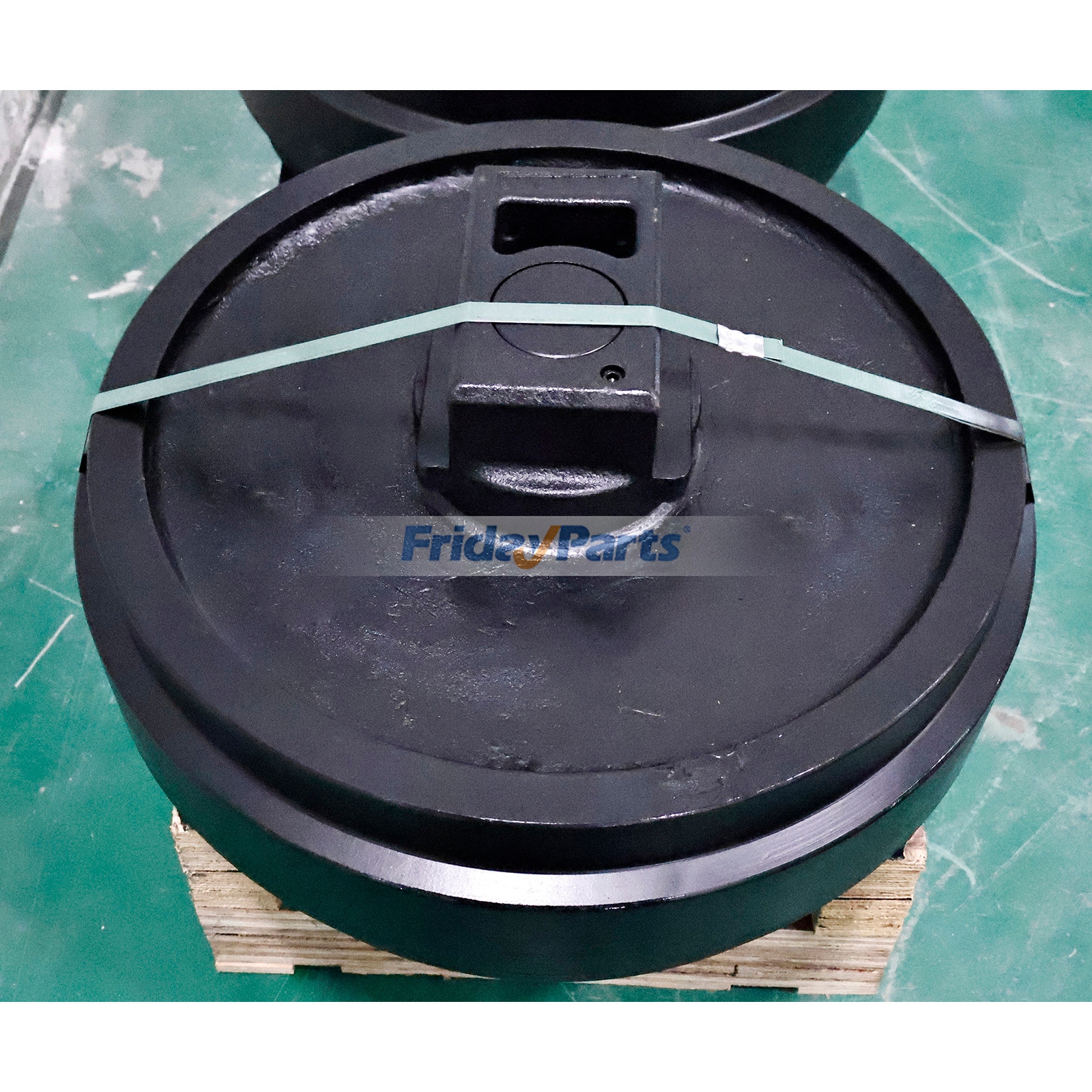 Polea tensora 9165848 para excavadora John Deere 330LC 370 3754D 3754GLC 3756GLC 450CLC 470GLC 992D 992DLC 992ELC de FridayParts