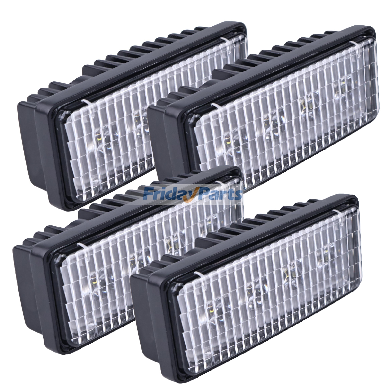 Lot de 4 lampes LED pour cabine supérieure RE306510 pour John Deere 7210 7410 7510 7610 7710 7810