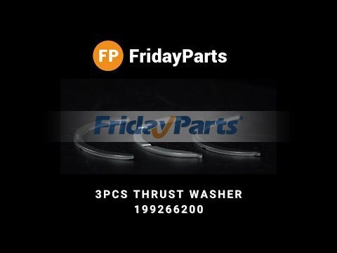 3 arandelas de empuje 199266200 para Perkins 402D-05 403D-11 403C-15 404D-15 404C-22 