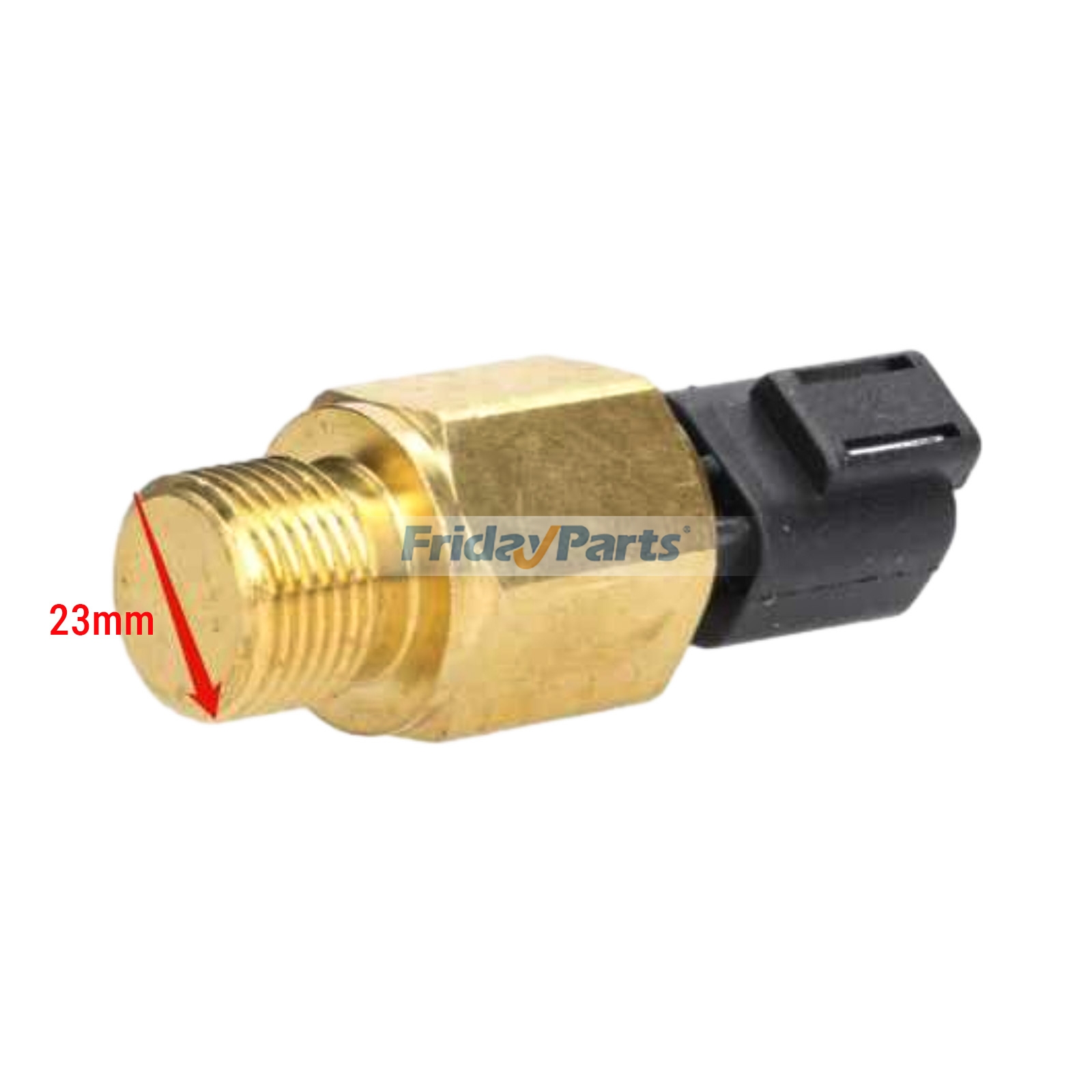 Sensor de temperatura del agua de 23 mm (0,91 pulg.) 701/80389 para retroexcavadora JCB 2CX, 2CXS y 2CXL. Para JCB