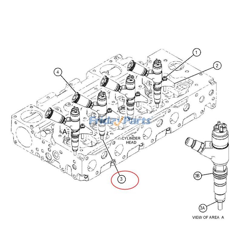 Common-Rail-Einspritzdüsenfür Verdichter,Motor,Bagger,Generator,Teleskoplader,TraktorFür CAT