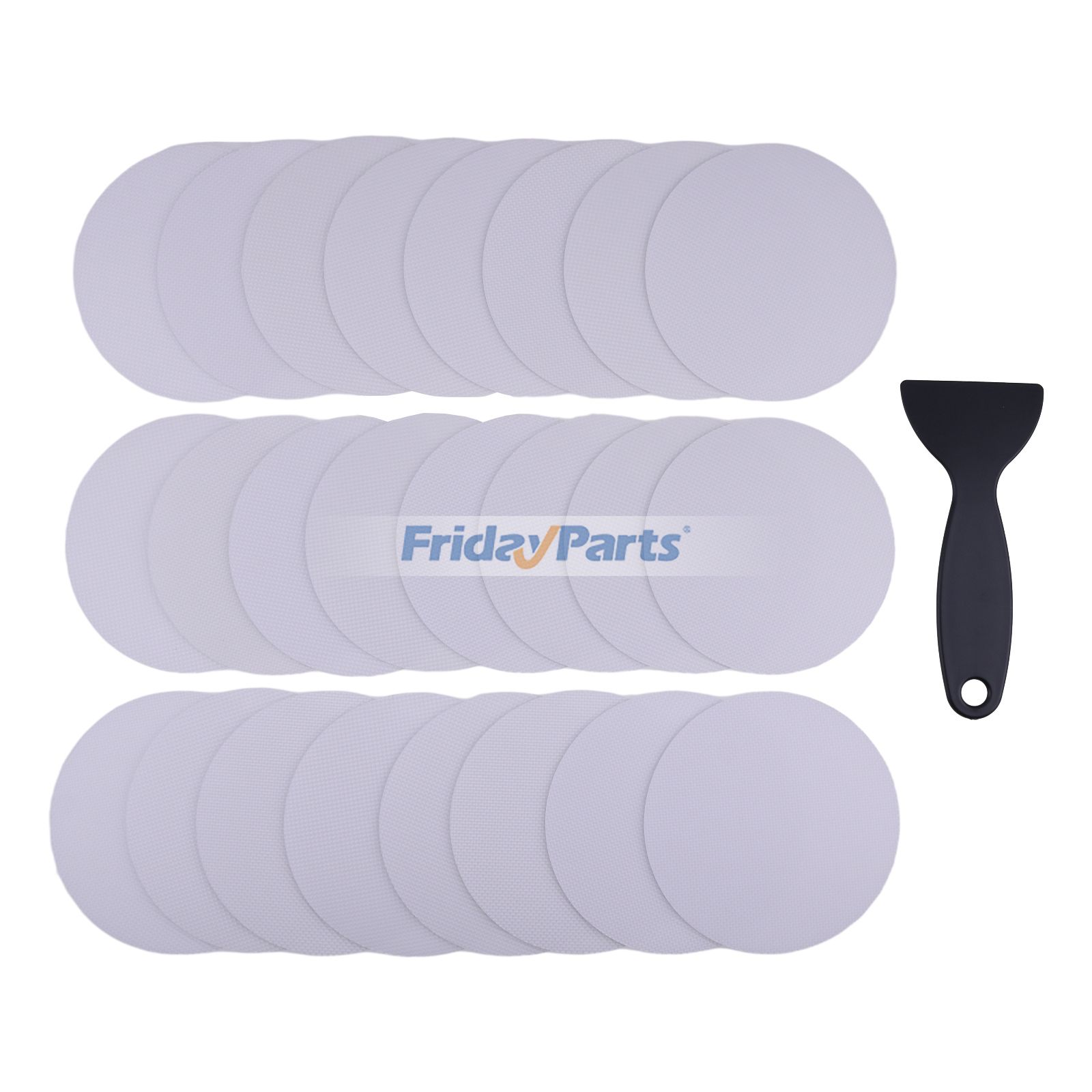 Lot de 24 autocollants antidérapants pour baignoire et douche