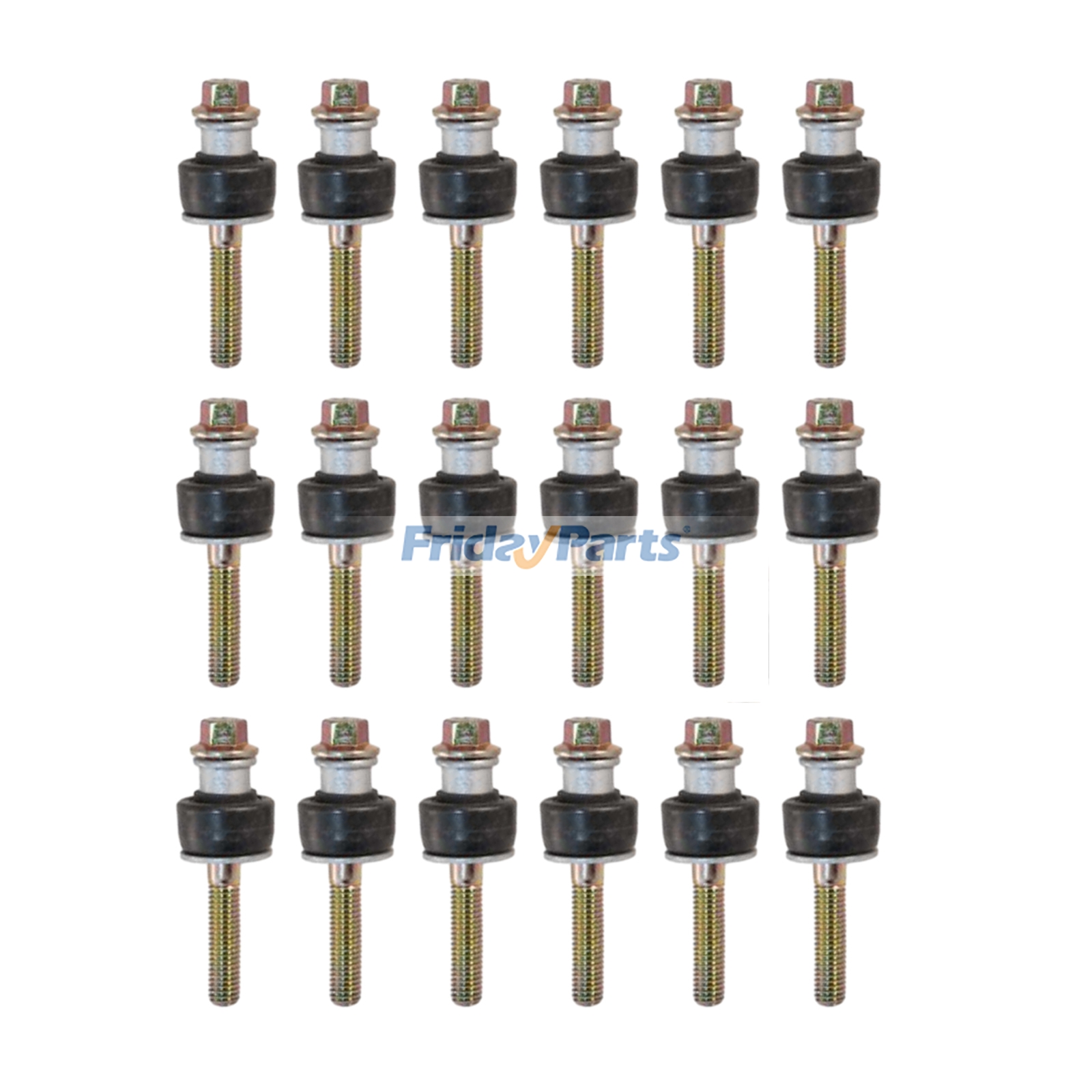 24 tornillos para cárter de aceite 372-4083 para motor Caterpillar CAT C6.6