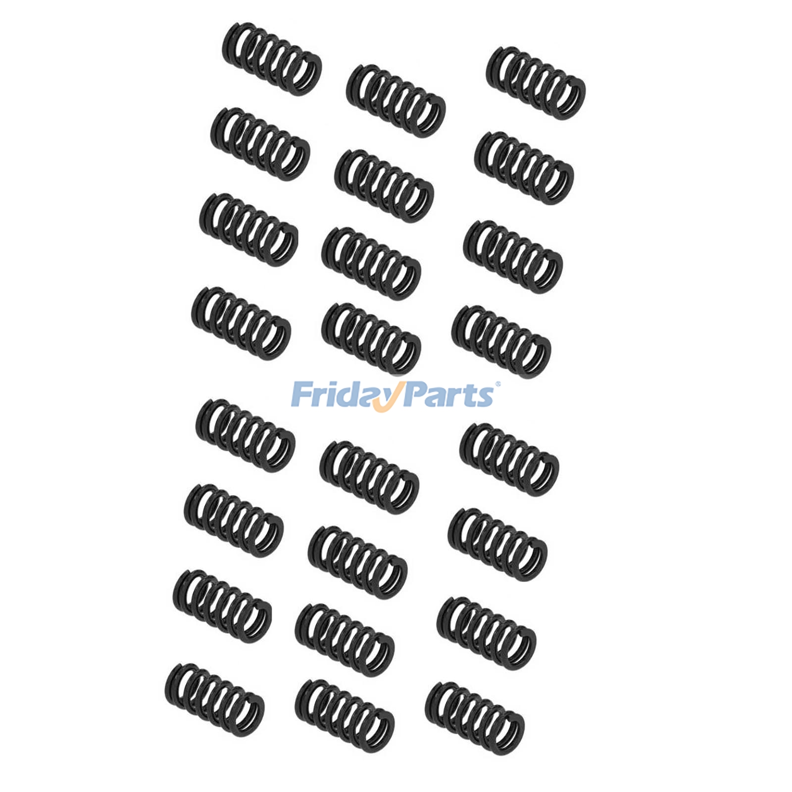 24 ressorts de soupape RE516486 pour moteurs John Deere 3029, 4045, 6068, 6081, 6090, tracteurs 6320, 6420, 6520, 6620, 6920, pelles hydrauliques 200CLC et 200LC, moissonneuses-batteuses 9540 et 9550.