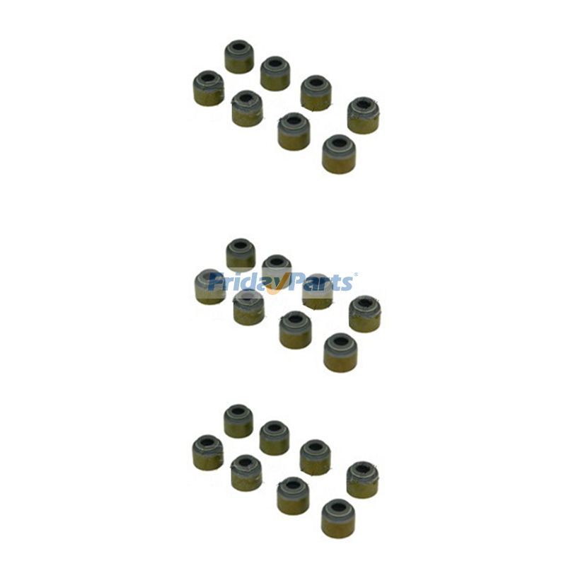 24 Pieces Valve Seal 80913-76023-71 for Toyota Engine 11Z 12Z 13Z 14Z Forklift 02-2FDC20 02-2FDC25 02-FDC18 02-FDC23 2FDC20 2FDC25 FDC18 FDC23 02-2FDC30