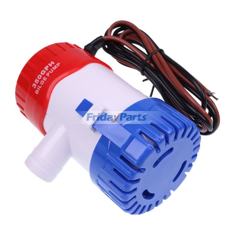 24DA Bilgenpumpe 360 ​​GPH 12V DC 3/4" Schlauch für Marine