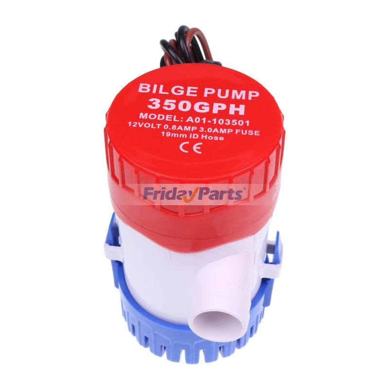 24DA Bilgenpumpe 360 ​​GPH 12V DC 3/4" Schlauch für Marinefür Für andere Marken