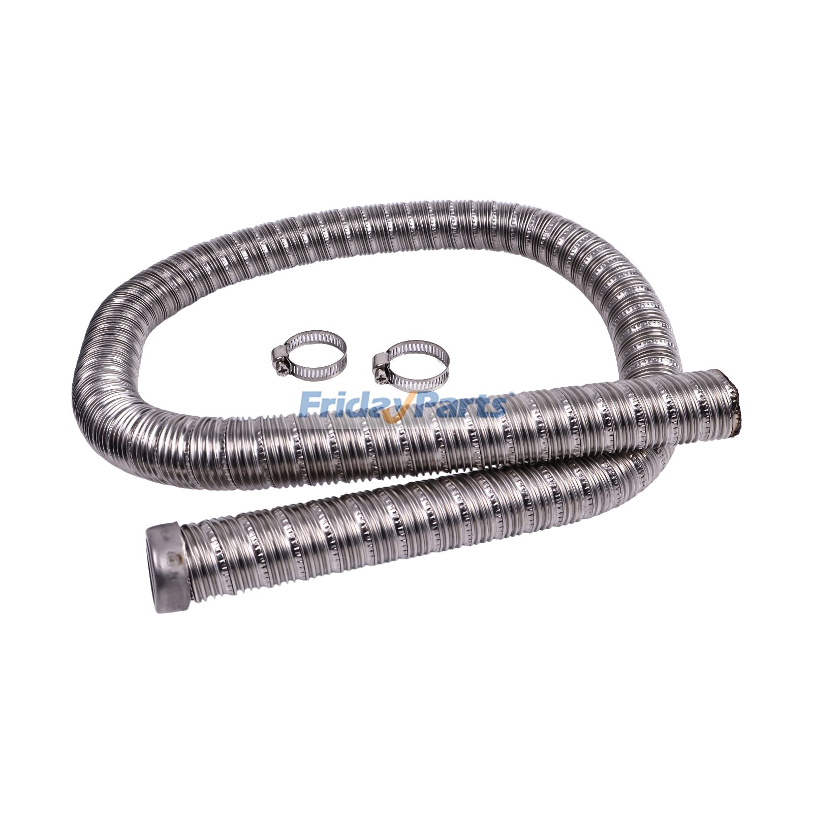 24mm ステンレススチール排気管(1m) 36061296 90394 Webasto Eberspacher用クランプ付き