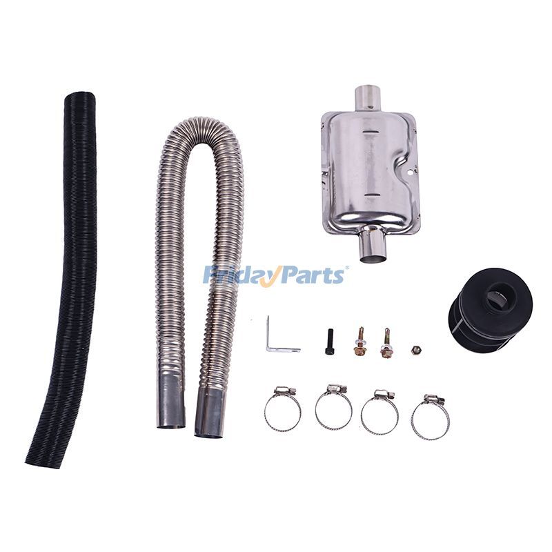 24mm Exhaust-Silencer 25mm Filter Air Intake Air Diesel Heater Accessory for Eberspacher Airtronic D2 D4