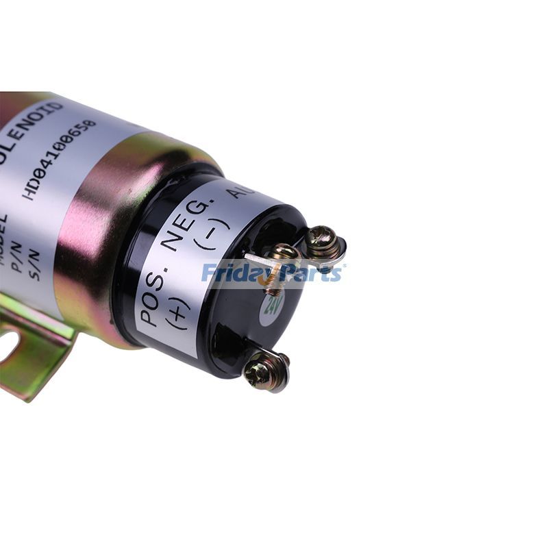 24V Stop Solenoid 4D102E-1 6D102E-1 4D95L-1 Wheel For KOMATSU Loader