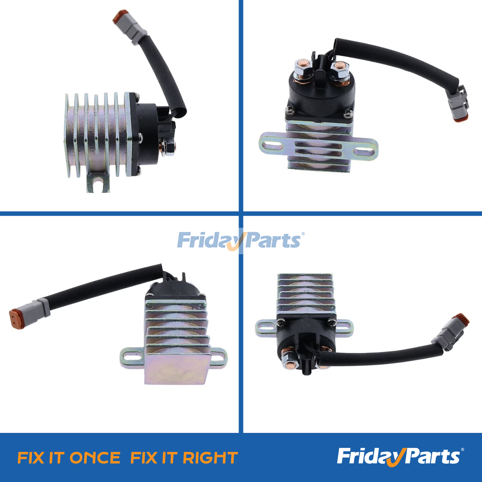 FridayParts Sealed Relay with Wires