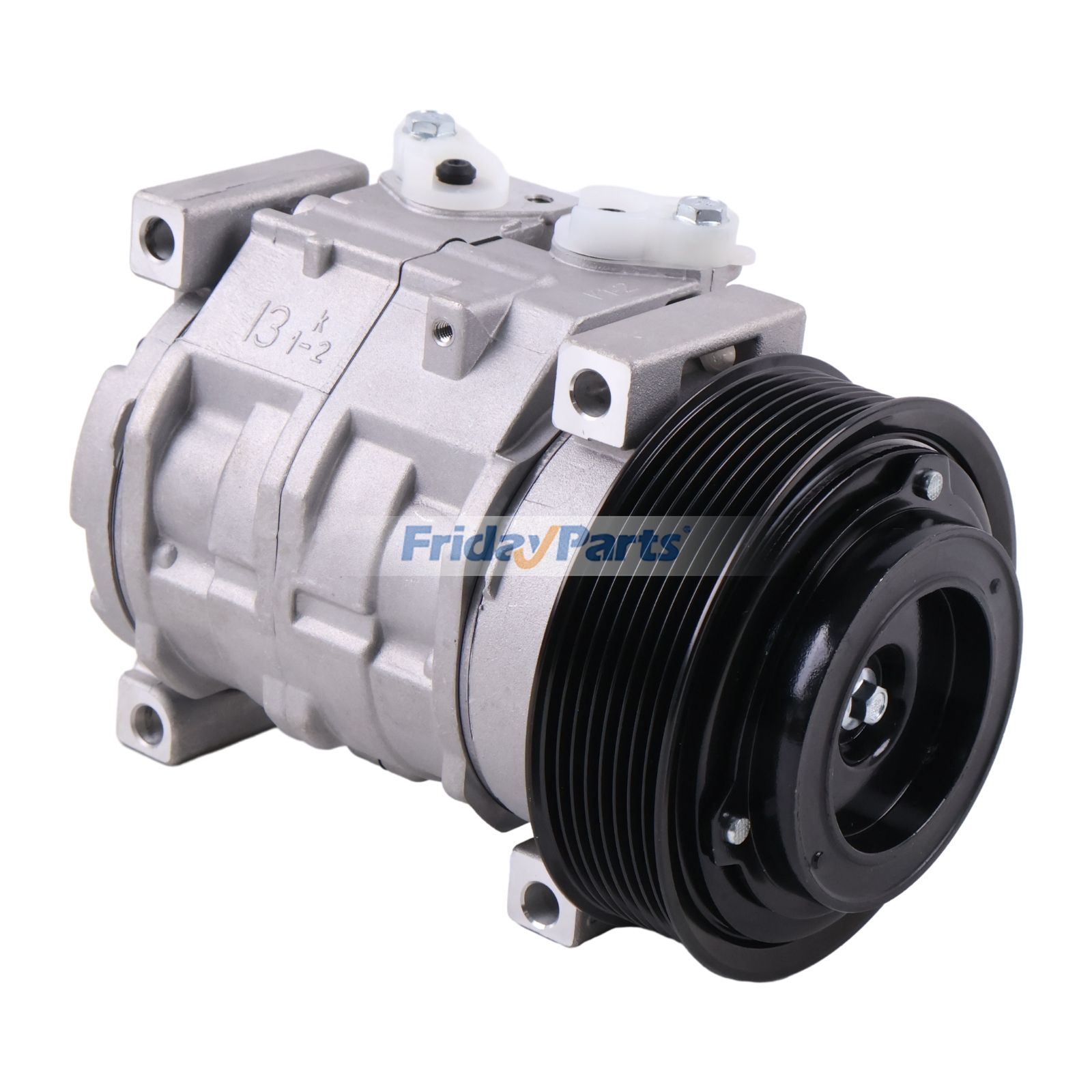 24V 10S13C 8PK 119mm A/C Compressor 4728531 for John Deere Engine 6068 6090 Excavator 210GLC 2154GLC 250GLC 250P 290GLC 2956G 350GLC 380GLC