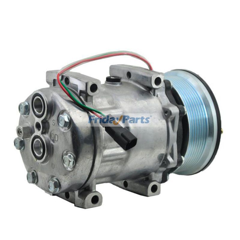 24V 120mm 8PK SD7H15 A/C Compressor for Vehicle
