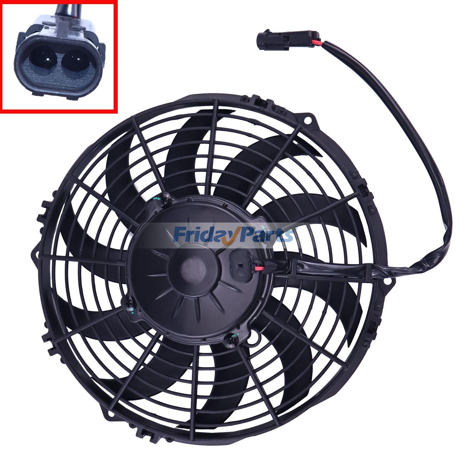 24V 255mm/10 Inch Universal Blow Cooling Fan - Replaces Spal VA11-BP12/C-57A 30100455