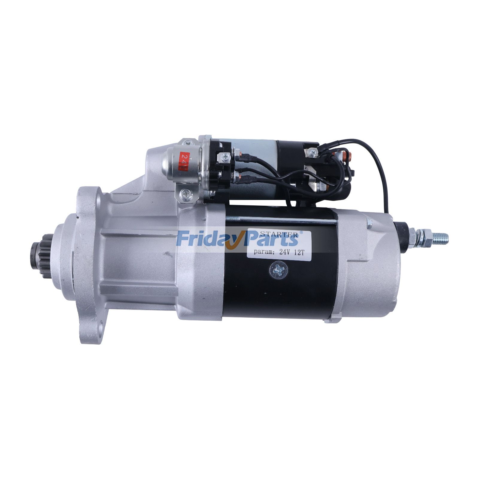 Motor de partida 24V 12T 39MT 5284105 5284106 para escavadeira Cummins Engine ISC 6CT 8.3L CASE 9040 9040B 9045B Para CASE