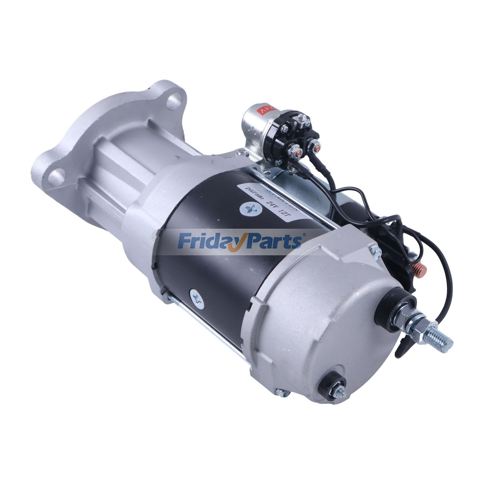 FridayParts 24V 12 Teeth Starter Motor