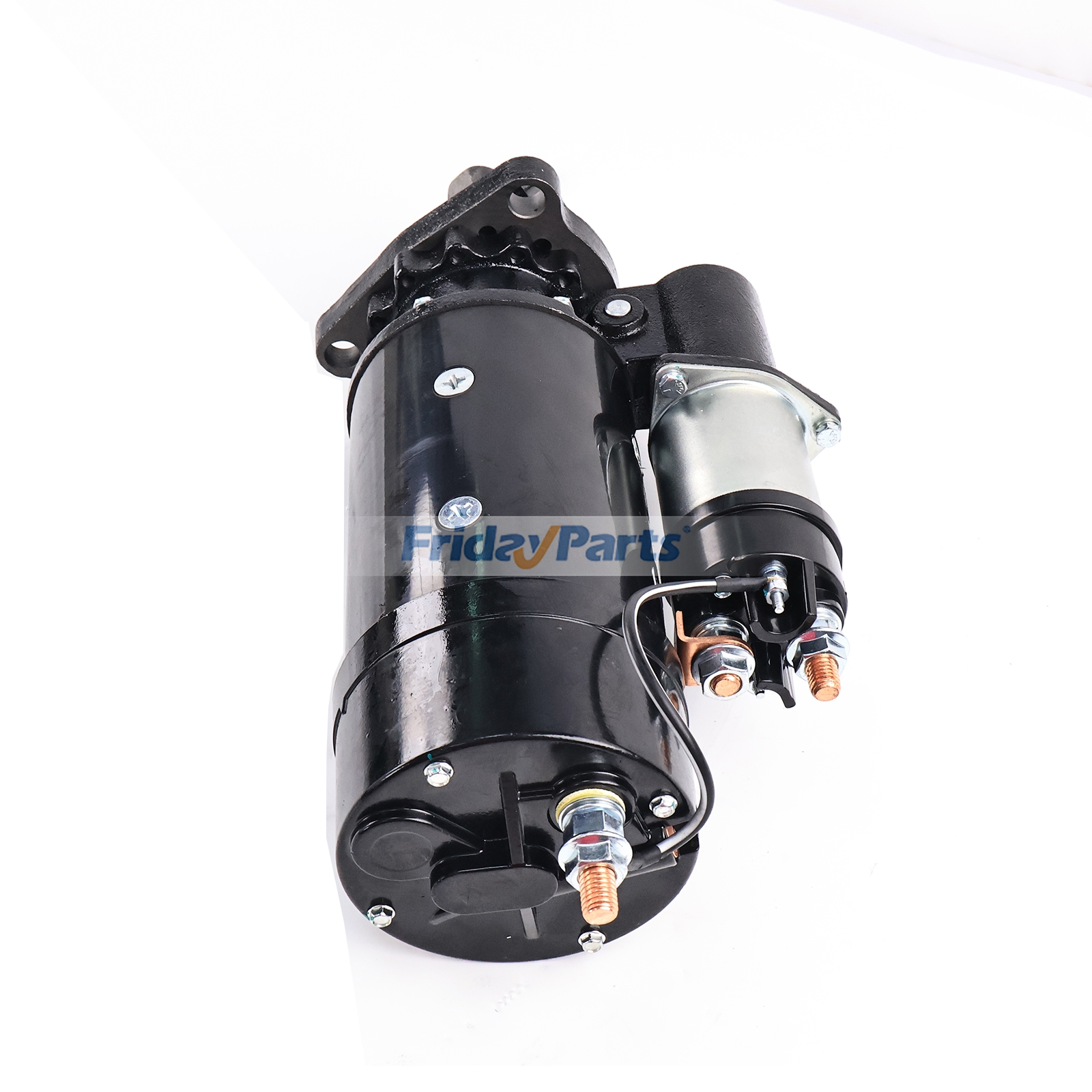 Motor de partida 24V 12 dentes 207-1560 para motor Caterpillar CAT 3304 3306 3406 trator D6R D7R 611 D7G2 para Compactador,Trator de Esteiras,Motor,Escavadora ,Carregadora ,Motoniveladora,Caminhão Off-Road,Skidder,Trator