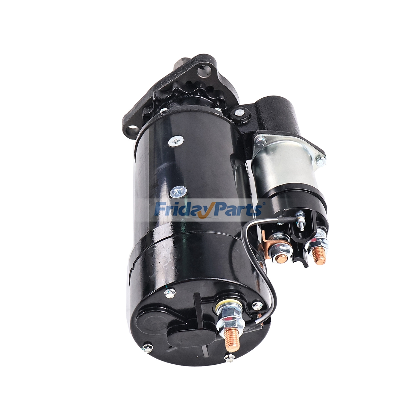 24V 12Teeth Starter Motor compatible with Compactor,Dozer,Engine,Excavator,Loader,Motor Grader,Off-Road Truck,Skidder,Tractor