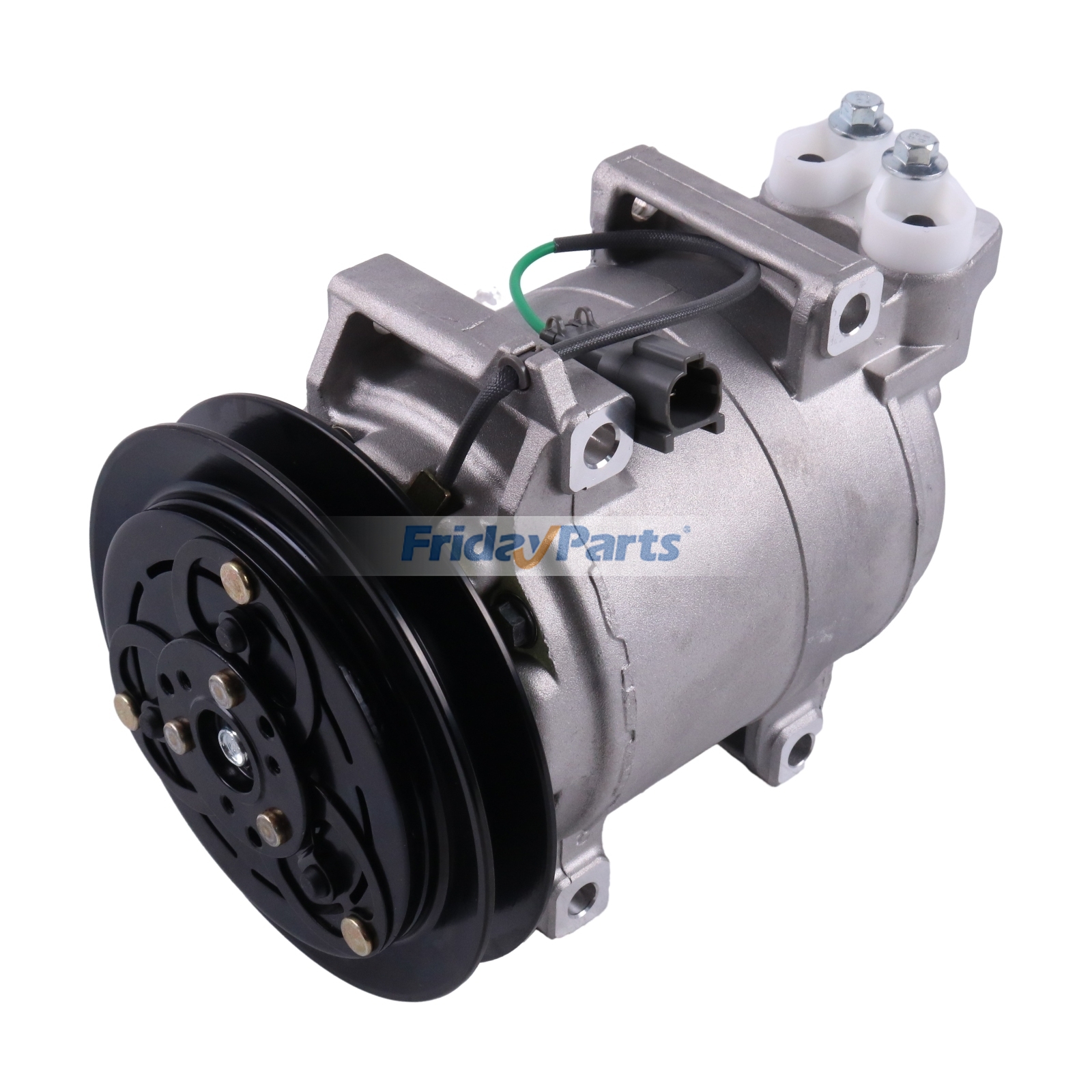 Sprężarka klimatyzacji 24 V 145 mm 4323943 do koparki Hitachi EX100-2 EX100-3 EX120-2 EX120-3 EX200-2 EX200-3 ZAXIS120-3 ZAXIS135US-3 ZAXIS200-3 ZAXIS200LC-3