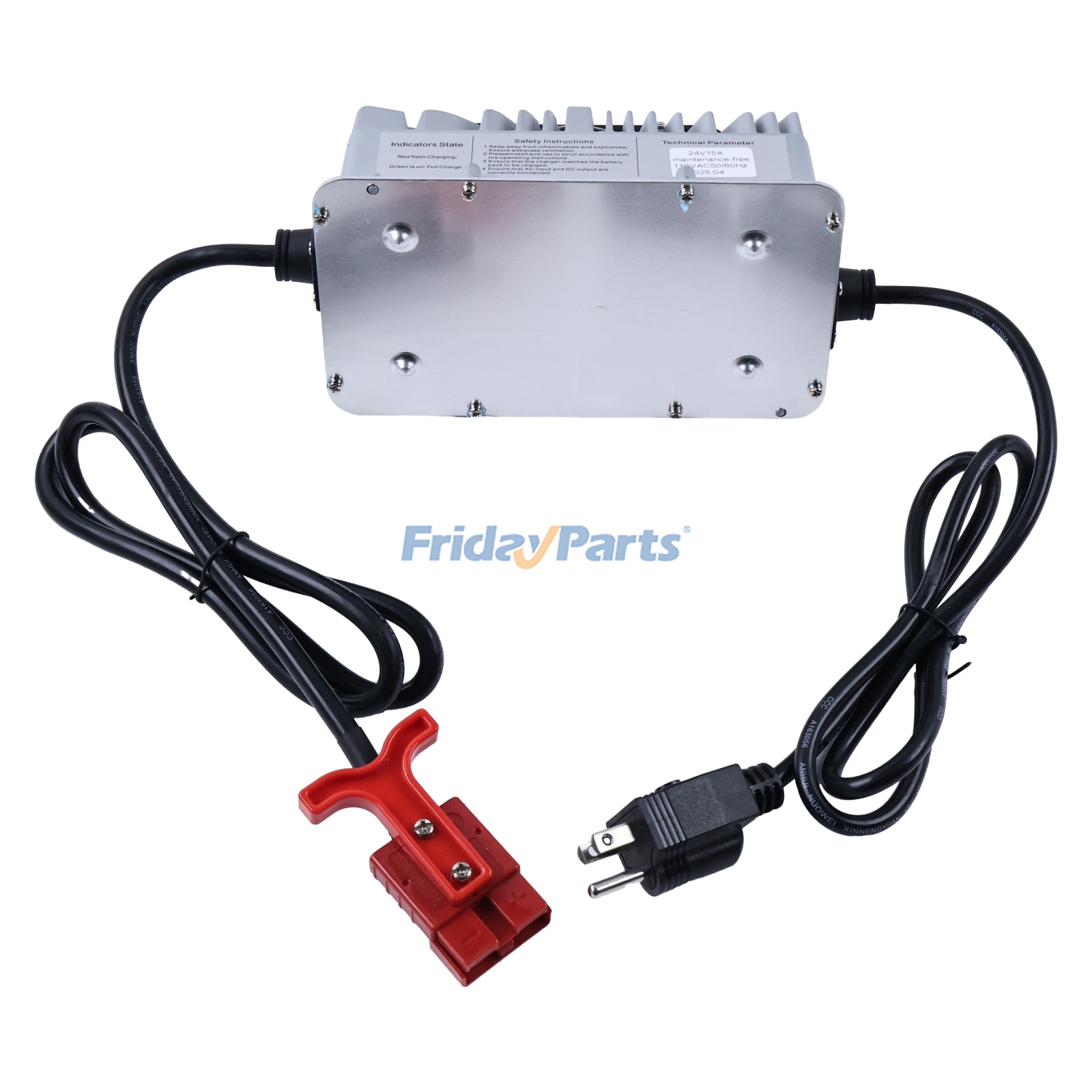 Cargador de batería de 24 V y 15 A para fregadora Karcher BD 50/50 para Equipos de limpieza Para OTRA MARCA FridayParts