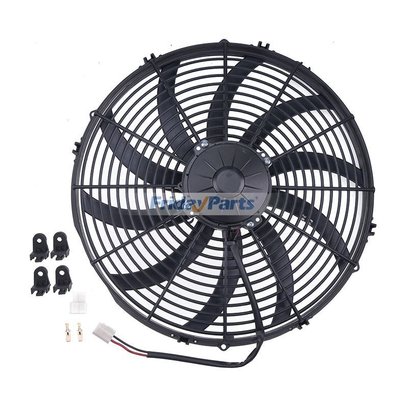 24V 16" 10 Blades Electric Puller Fan VA18-BP70/LL-86A 30102621 Replacement for SpaL