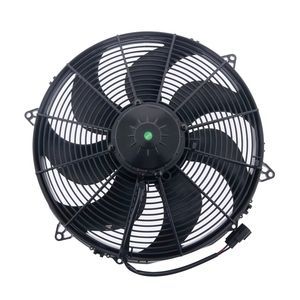 Ventilador extractor eléctrico de 24 V y 16" Spal 30102553 VA33-BP71/LL-65A para carretilla elevadora, excavadora, cargadora y generador