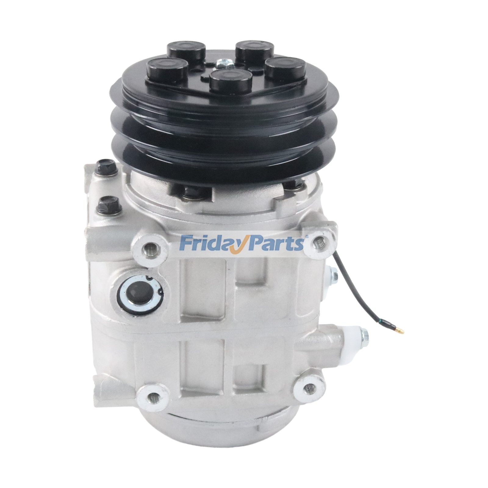 Compresor de aire acondicionado DKS32C de 24 V y 2 ranuras, de 152 mm, de repuesto para Valeo 506010-1720 y 506210-0511. de FridayParts